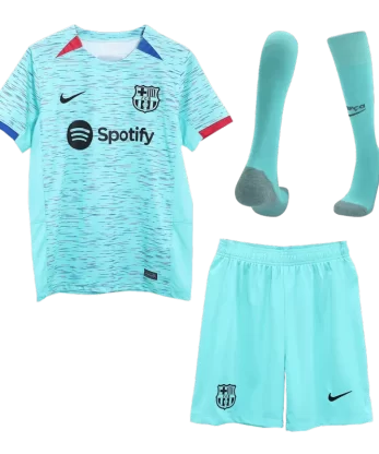 Barcelona Third Away Jersey Kit 2023/24 (Jersey+Shorts+Socks)
