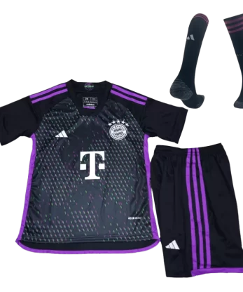 Bayern Munich Away Jersey Kit 2023/24 Kids(Jersey+Shorts+Socks)