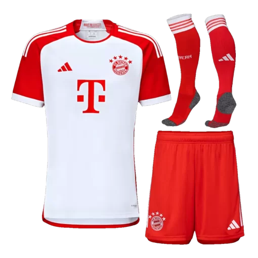 Bayern Munich Home Jersey Kit 2023/24 Kids(Jersey+Shorts+Socks)