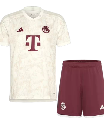 Bayern Munich Third Away Jersey Kit 2023/24 Kids(Jersey+Shorts)