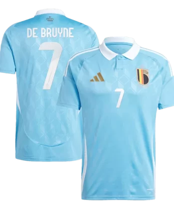 Belgium DE BRUYNE #7 Away Jersey EURO 2024