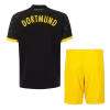 Borussia Dortmund Away Jersey Kit 2023/24 Kids(Jersey+Shorts)