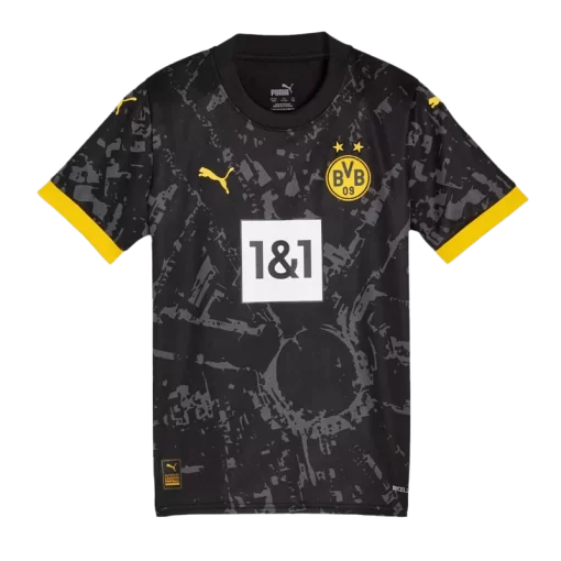 Borussia Dortmund Away Jersey Kit 2023/24 Kids(Jersey+Shorts)