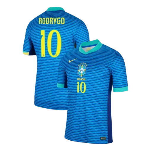 Brazil RODRYGO #10 Away Jersey Copa America 2024