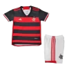 CR Flamengo Home Jersey Kit 2024/25 Kids(Jersey+Shorts)