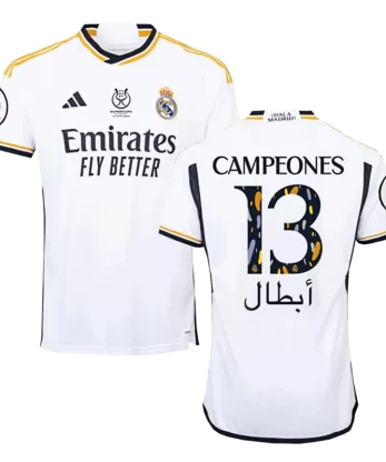 Campeones Supercopa Real Madrid CAMPEONES #13 Home Jersey 2023/24