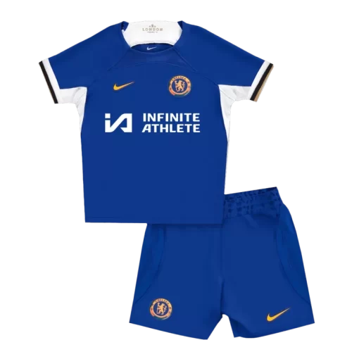 Chelsea Home Jersey Kit 2023/24 Kids(Jersey+Shorts)