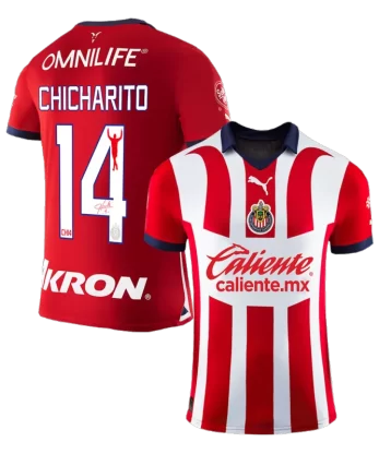 Chivas Sign CHICHARITO #14 Home Jersey 2023/24