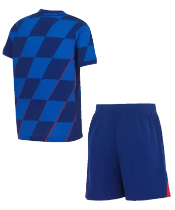 Croatia Away Jersey Kit EURO 2024 Kids(Jersey+Shorts)