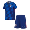 Croatia Away Jersey Kit EURO 2024 Kids(Jersey+Shorts)