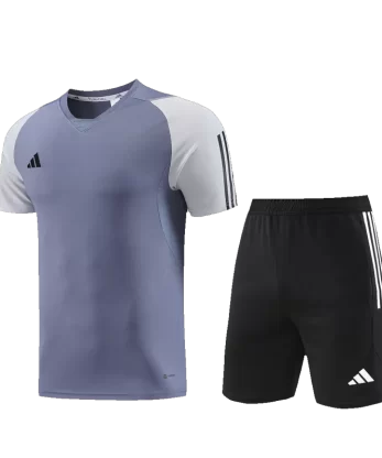 Customize Team Gray Soccer Jerseys Kit(Shirt+Short)