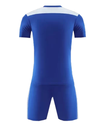 Customize Team Jersey Kit(Shirt+Short) Blue AD821