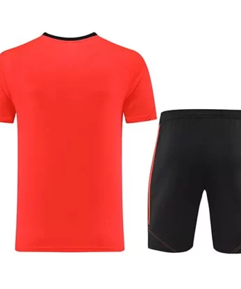 Customize Team Jersey Kit(Shirt+Short) Orange AD02