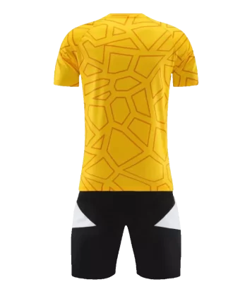 Customize Team Jersey Kit(Shirt+Short) Yellow AD820
