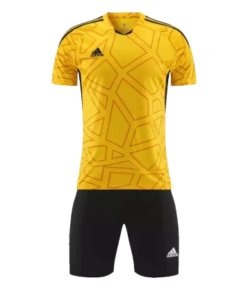 Customize Team Jersey Kit(Shirt+Short) Yellow AD820