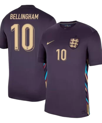 England BELLINGHAM #10 Away Jersey 2024