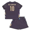England BELLINGHAM #10 Away Jersey Kit EURO 2024 Kids(Jersey+Shorts)