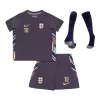 England BELLINGHAM #10 Away Jersey Kit EURO 2024 Kids(Jersey+Shorts+Socks)