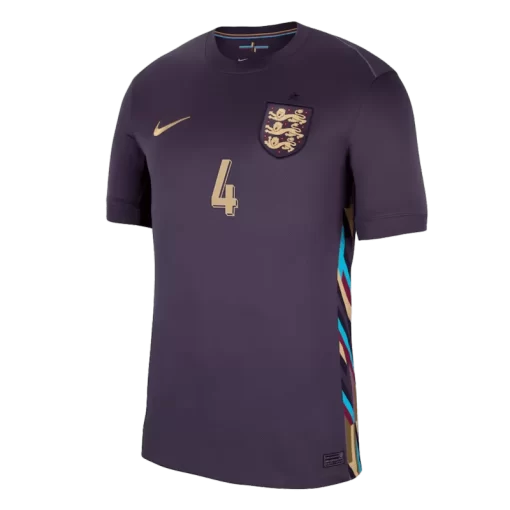 England RICE #4 Away Jersey 2024