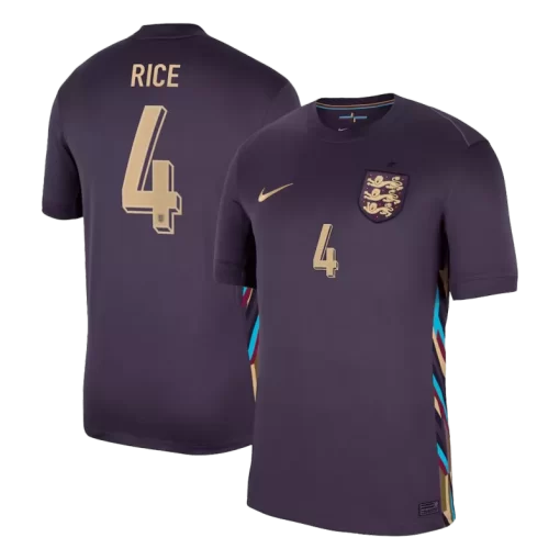 England RICE #4 Away Jersey 2024