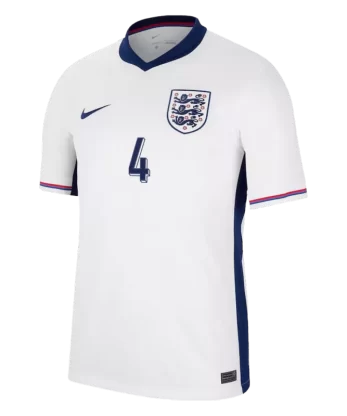 England RICE #4 Home Jersey EURO 2024