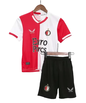 Feyenoord Home Jersey Kit 2023/24 Kids(Jersey+Shorts)
