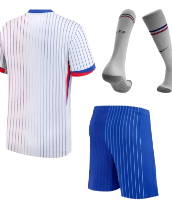 France Away Jersey Kit EURO 2024 (Jersey+Shorts+Socks)