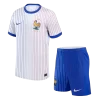France Away Jersey Kit EURO 2024 Kids(Jersey+Shorts)