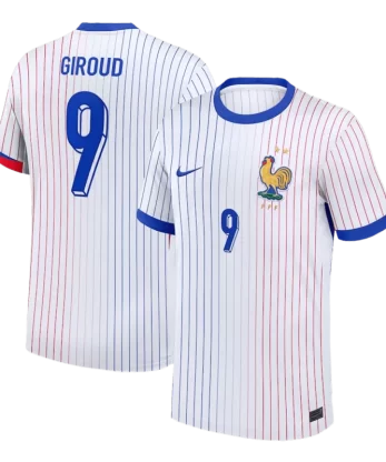 France GIROUD #9 Away Jersey EURO 2024