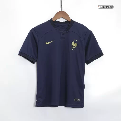 France Home Jersey Kit 2022 Kids(Jersey+Shorts)