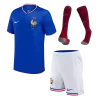 France Home Jersey Kit EURO 2024 (Jersey+Shorts+Socks)