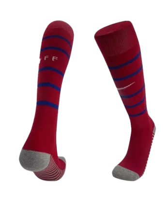 France Home Soccer Socks 2024