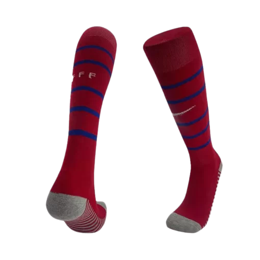 France Home Soccer Socks 2024