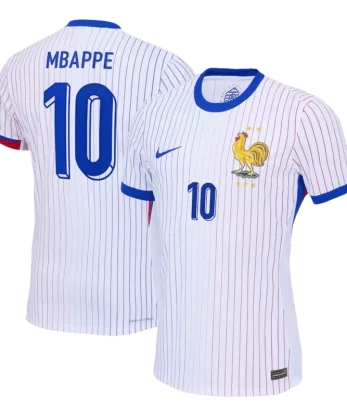 France MBAPPE #10 Away Jersey Authentic EURO 2024
