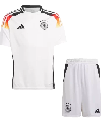 Germany Home Jersey Kit EURO 2024 Kids(Jersey+Shorts)