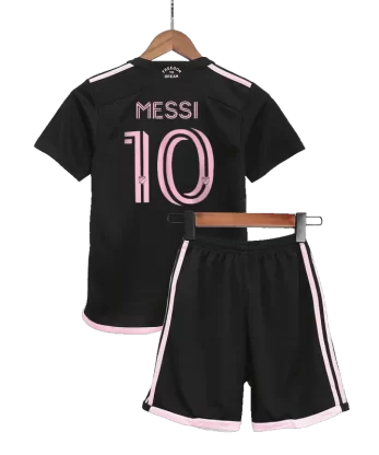 Inter Miami CF MESSI #10 Away Jersey Kit 2023/24 Kids(Jersey+Shorts)
