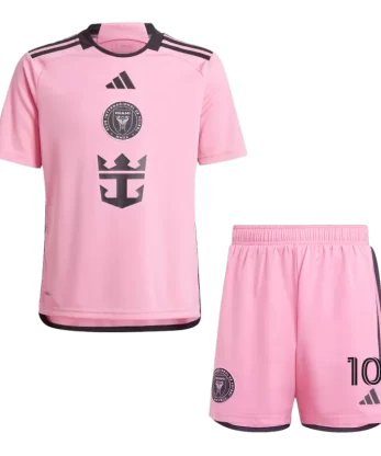 Inter Miami CF MESSI #10 Home Jersey Kit 2024 Kids(Jersey+Shorts)