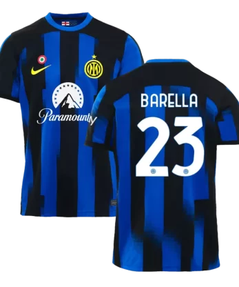 Inter Milan BARELLA #23 Home Jersey 2023/24