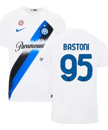 Inter Milan BASTONI #95 Away Jersey 2023/24