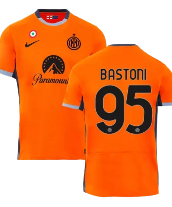 Inter Milan BASTONI #95 Third Away Jersey 2023/24