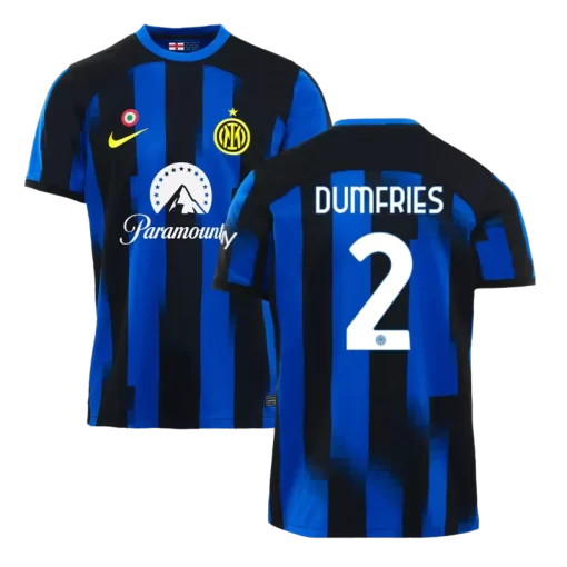 Inter Milan DUMFRIES #2 Home Jersey 2023/24