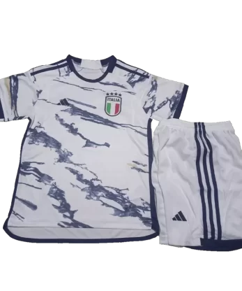 Italy Away Jersey Kit 2023/24 Kids(Jersey+Shorts)