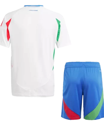 Italy Away Jersey Kit EURO 2024 Kids(Jersey+Shorts)