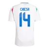 Italy CHIESA #14 Away Jersey EURO 2024