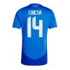 Italy CHIESA #14 Home Jersey EURO 2024