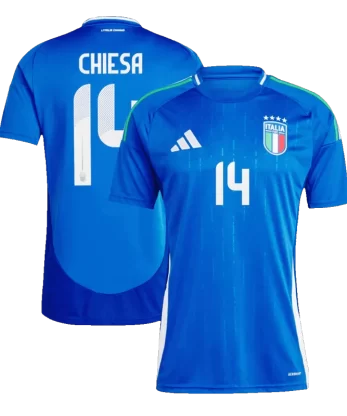 Italy CHIESA #14 Home Jersey EURO 2024
