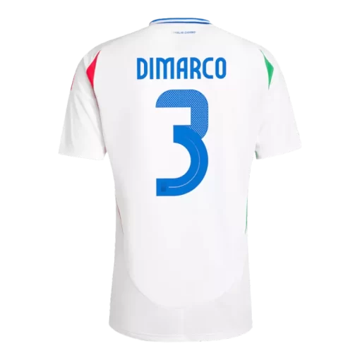 Italy DIMARCO #3 Away Jersey EURO 2024