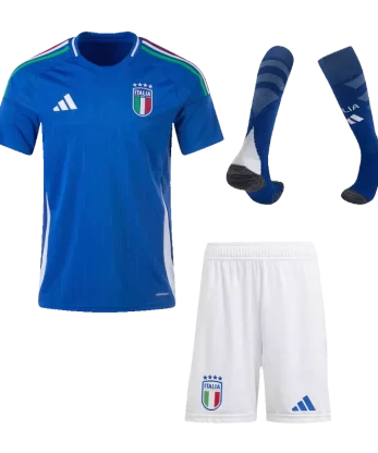 Italy Home Jersey Kit EURO 2024 (Jersey+Shorts+Socks)