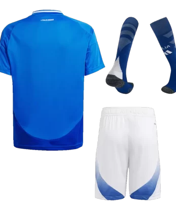 Italy Home Jersey Kit EURO 2024 Kids(Jersey+Shorts+Socks)