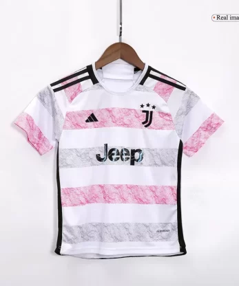 Juventus Away Jersey Kit 2023/24 Kids(Jersey+Shorts)